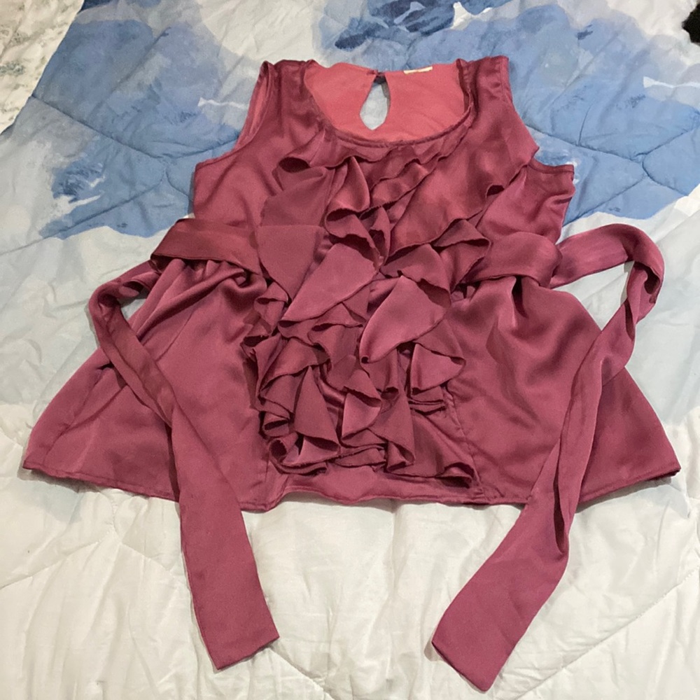 Ruffled blouse